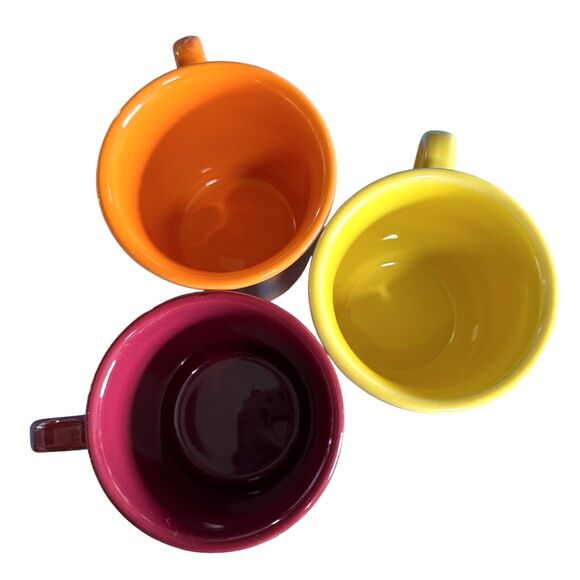 Fiesta Cottagecore 70s Retro 7 Piece Mixed Lot Cinnabar Retired Plates Mug HTF - Picture 5 of 16